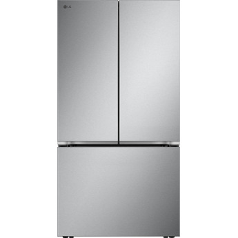 LG 25 Cu. Ft. French Door Counter Depth Max Refrigerator With Zero Clearance,...