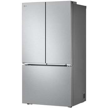 LG 25 Cu. Ft. French Door Counter Depth Max Refrigerator With Zero Clearance, Internal Water Dispenser And Pocket Handles: Stainless Steel — thumbnail 25