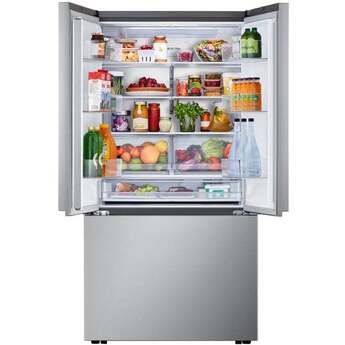 LG 25 Cu. Ft. French Door Counter Depth Max Refrigerator With Zero Clearance, Internal Water Dispenser And Pocket Handles: Stainless Steel — thumbnail 5