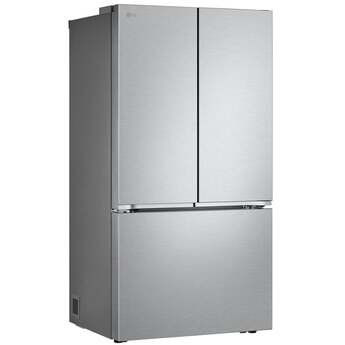 LG 25 Cu. Ft. French Door Counter Depth Max Refrigerator With Zero Clearance, Internal Water Dispenser And Pocket Handles: Stainless Steel — thumbnail 8