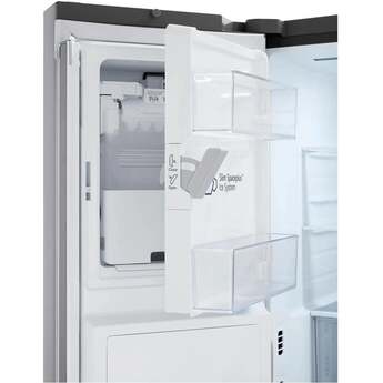 LG 36 Inch 26 Cu.Ft. 3 Door French Door Counter Depth Max Refrigerator, Ice And Water: Stainless Steel — thumbnail 12