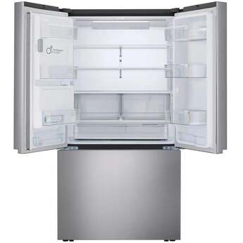 LG 36 Inch 26 Cu.Ft. 3 Door French Door Counter Depth Max Refrigerator, Ice And Water: Stainless Steel — thumbnail 14