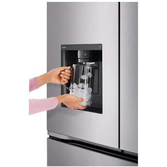 LG 36 Inch 26 Cu.Ft. 3 Door French Door Counter Depth Max Refrigerator, Ice And Water: Stainless Steel — thumbnail 18