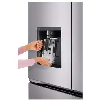 LG 36 Inch 26 Cu.Ft. 3 Door French Door Counter Depth Max Refrigerator, Ice And Water: Stainless Steel — thumbnail 19