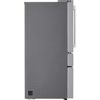 LG 36 Inch 29 Cu. Ft.  4-Door French Door Refrigerator With Fully Convertible Drawer, External Dispenser, And Dual Handle: Fingerprint Resistant Stainless Steel — thumbnail 10