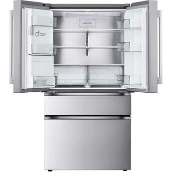 LG 36 Inch 29 Cu. Ft.  4-Door French Door Refrigerator With Fully Convertible Drawer, External Dispenser, And Dual Handle: Fingerprint Resistant Stainless Steel — thumbnail 8