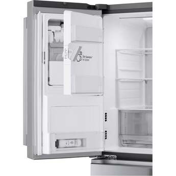 LG 36 Inch 29 Cu. Ft.  4-Door French Door Refrigerator With Fully Convertible Drawer, External Dispenser, And Dual Handle: Fingerprint Resistant Stainless Steel — thumbnail 9