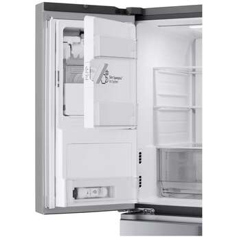 LG 36 Inch 29 Cu.Ft. 4 Door French Door Refrigerator, Ice And Water, Pocket Handle: Nobel Steel — thumbnail 4