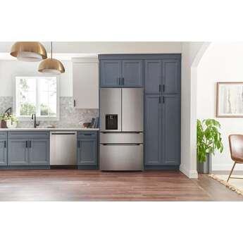 LG 36 Inch 29 Cu.Ft. 4 Door French Door Refrigerator, Ice And Water, Pocket Handle: Nobel Steel — thumbnail 5