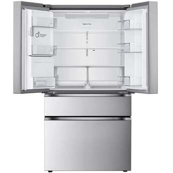 LG 36 Inch 29 Cu.Ft. 4 Door French Door Refrigerator, Ice And Water, Pocket Handle: Nobel Steel — thumbnail 6