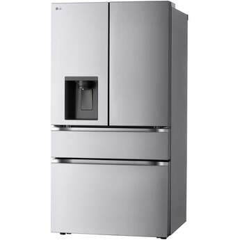 LG 36 Inch 29 Cu.Ft. 4 Door French Door Refrigerator, Ice And Water, Pocket Handle: Nobel Steel — thumbnail 9