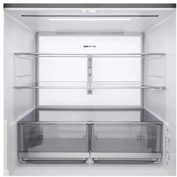 LG 36 Inch 29 Cu.Ft. 4 Door French Door Standard Depth Max Refrigerator, Ice And Water, Dual Ice With Mini Craft + Craft Ice: Printproof Stainless Steel — thumbnail 11