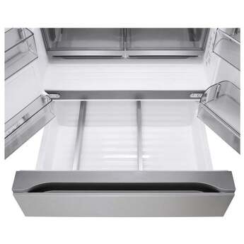 LG 36 Inch 29 Cu.Ft. 4 Door French Door Standard Depth Max Refrigerator, Ice And Water, Dual Ice With Mini Craft + Craft Ice: Printproof Stainless Steel — thumbnail 2