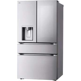 LG 36 Inch 29 Cu.Ft. 4 Door French Door, Standard Depth Max Refrigerator With Mycolor Mirror Instaview, Ice And Water, Dual Ice With Mini Craft + Craft Ice: Printproof Stainless Steel — thumbnail 19