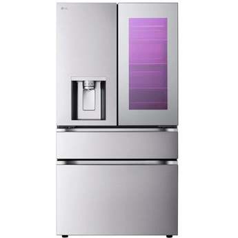 LG 36 Inch 29 Cu.Ft. 4 Door French Door, Standard Depth Max Refrigerator With Mycolor Mirror Instaview, Ice And Water, Dual Ice With Mini Craft + Craft Ice: Printproof Stainless Steel — thumbnail 22