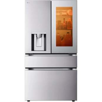 LG 36 Inch 29 Cu.Ft. 4 Door French Door, Standard Depth Max Refrigerator With Mycolor Mirror Instaview, Ice And Water, Dual Ice With Mini Craft + Craft Ice: Printproof Stainless Steel — thumbnail 28
