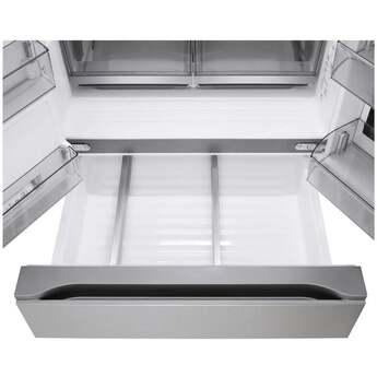 LG 36 Inch 29 Cu.Ft. 4 Door French Door, Standard Depth Max Refrigerator With Mycolor Mirror Instaview, Ice And Water, Dual Ice With Mini Craft + Craft Ice: Printproof Stainless Steel — thumbnail 29