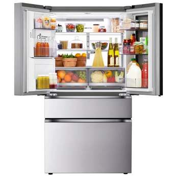 LG 36 Inch 29 Cu.Ft. 4 Door French Door, Standard Depth Max Refrigerator With Mycolor Mirror Instaview, Ice And Water, Dual Ice With Mini Craft + Craft Ice: Printproof Stainless Steel — thumbnail 31