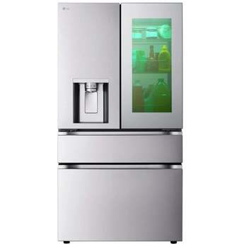 LG 36 Inch 29 Cu.Ft. 4 Door French Door, Standard Depth Max Refrigerator With Mycolor Mirror Instaview, Ice And Water, Dual Ice With Mini Craft + Craft Ice: Printproof Stainless Steel — thumbnail 35