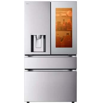 LG 36 Inch 29 Cu.Ft. 4 Door French Door, Standard Depth Max Refrigerator With Mycolor Mirror Instaview, Ice And Water, Dual Ice With Mini Craft + Craft Ice: Printproof Stainless Steel — thumbnail 37