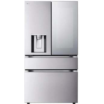 LG 36 Inch 29 Cu.Ft. 4 Door French Door, Standard Depth Max Refrigerator With Mycolor Mirror Instaview, Ice And Water, Dual Ice With Mini Craft + Craft Ice: Printproof Stainless Steel — thumbnail 40