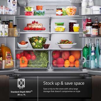 LG LF30S8210S 36 Inch Stainless Steel French Door Refrigerator — thumbnail 20