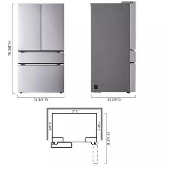 LG LF30S8210S 36 Inch Stainless Steel French Door Refrigerator — thumbnail 27