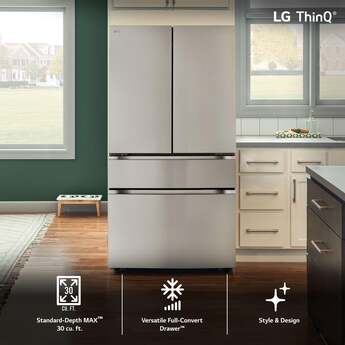 LG LF30S8210S 36 Inch Stainless Steel French Door Refrigerator — thumbnail 28