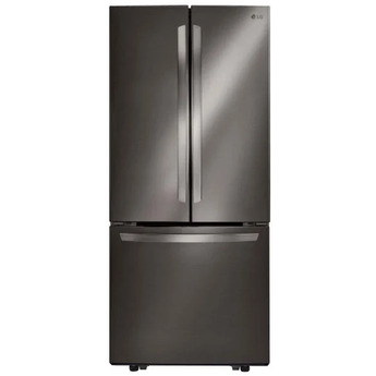 LG 30" 22 cu.ft. Black Stainless Steel French Door Refrigerator - Energy Star