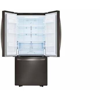 LG 30" 22 cu.ft. Black Stainless Steel French Door Refrigerator - Energy Star — thumbnail 17
