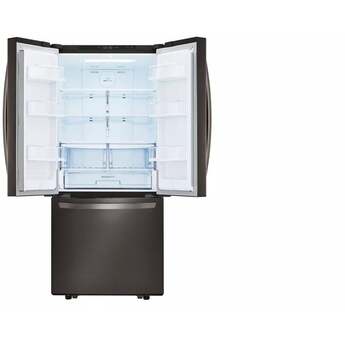 LG 30" 22 cu.ft. Black Stainless Steel French Door Refrigerator - Energy Star — thumbnail 25