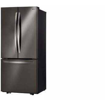 LG 30" 22 cu.ft. Black Stainless Steel French Door Refrigerator - Energy Star — thumbnail 5