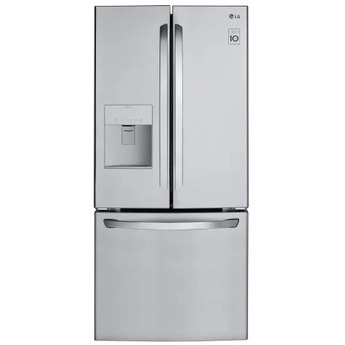 LG 30" 21.8 cu. ft. Stainless Steel with PrintProof Finish French Door Refrigerator - Energy Star
