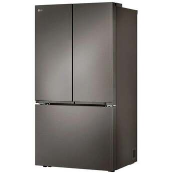 LG 3 Door French Door Refrigerator With 27 Cubic Feet Capacity Internal Water Dispenser Feature Option Counter Depth Depth And 36" Width : Black Stainless Steel — thumbnail 13