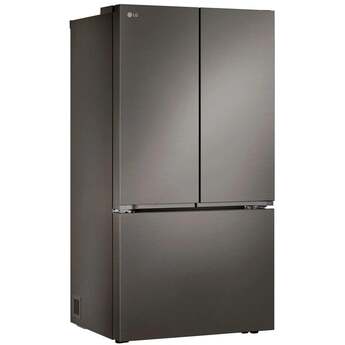 LG 3 Door French Door Refrigerator With 27 Cubic Feet Capacity Internal Water Dispenser Feature Option Counter Depth Depth And 36" Width : Black Stainless Steel — thumbnail 7
