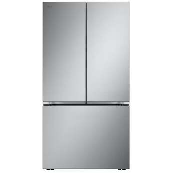 LG 36 Inch Counter-Depth MAX™ French Door Smart Refrigerator with 27 Cu. Ft. Capacity, 4 Shelves, Gallon Bins, Door Cooling+, Internal Water Dispenser, ADA Compliant, ENERGY STAR®, and Star-K: Stainless Steel