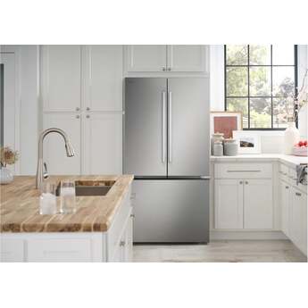 LG 36 Inch 27 Cu. Ft. 3-Door French Refrigerator With Internal Water Dispenser: Stainless Steel — thumbnail 4