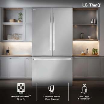 LG LRFLS3206S  PrintProof Stainless Steel French Door Refrigerator — thumbnail 19
