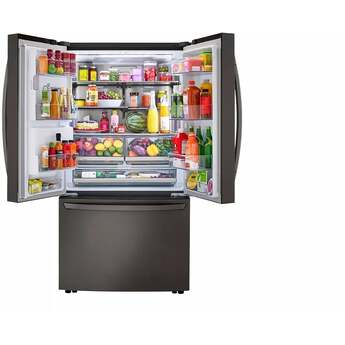 LG LRFXC2416D 36 Inch Black Stainless Steel Counter Depth French Door Refrigerator — thumbnail 10
