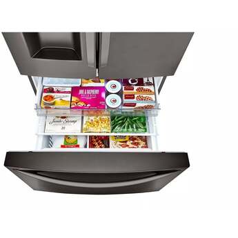 LG LRFXC2416D 36 Inch Black Stainless Steel Counter Depth French Door Refrigerator — thumbnail 14
