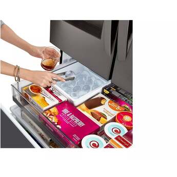 LG LRFXC2416D 36 Inch Black Stainless Steel Counter Depth French Door Refrigerator — thumbnail 15