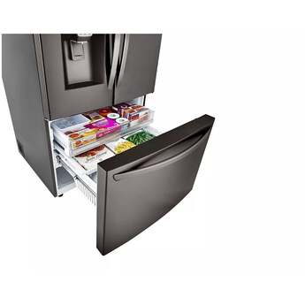 LG LRFXC2416D 36 Inch Black Stainless Steel Counter Depth French Door Refrigerator — thumbnail 16
