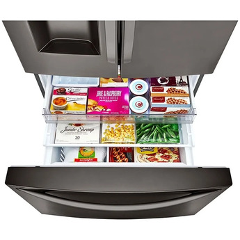 LG LRFXC2416D 36 Inch Black Stainless Steel Counter Depth French Door Refrigerator — thumbnail 28