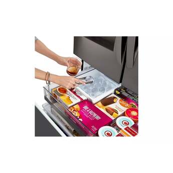 LG LRFXC2416D 36 Inch Black Stainless Steel Counter Depth French Door Refrigerator — thumbnail 29