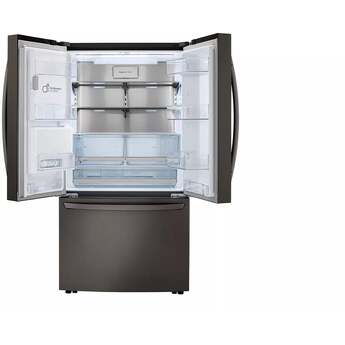 LG LRFXC2416D 36 Inch Black Stainless Steel Counter Depth French Door Refrigerator — thumbnail 9