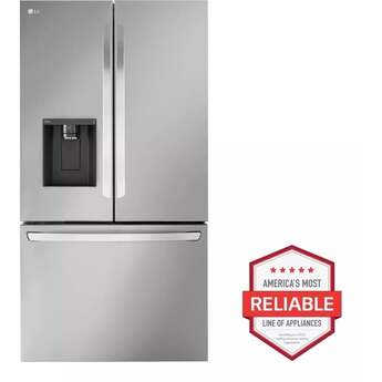 LG LRFXC2606S  36 Inch Counter Depth French Door Refrigerator — thumbnail 3