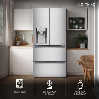 LG LRMXC1803S 33 Inch Stainless Steel Counter Depth French Door Refrigerator — thumbnail 16
