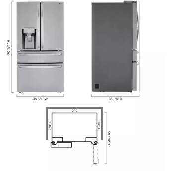 LG LRMXS3006S  Stainless Steel French Door Refrigerator — thumbnail 22