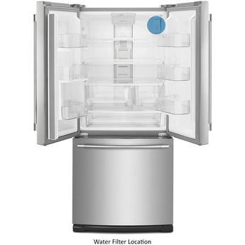 Maytag Heritage 30" 20.0 cu. ft. Fingerprint Resistant Stainless Steel French Door Refrigerator — thumbnail 3