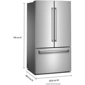 Maytag 36 Inch 31 Cu. Ft. XL Capacity French Door Bottom Mount Refrigerator With Ice And Water: Stainless Steel — thumbnail 13